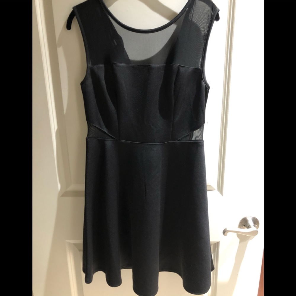 Sexy Black Flare Dress, Size 10!